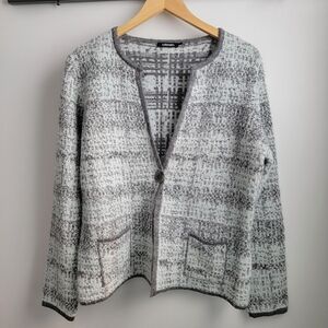 Olsen Nothern Glow Cardigan Grey/Light Mint
